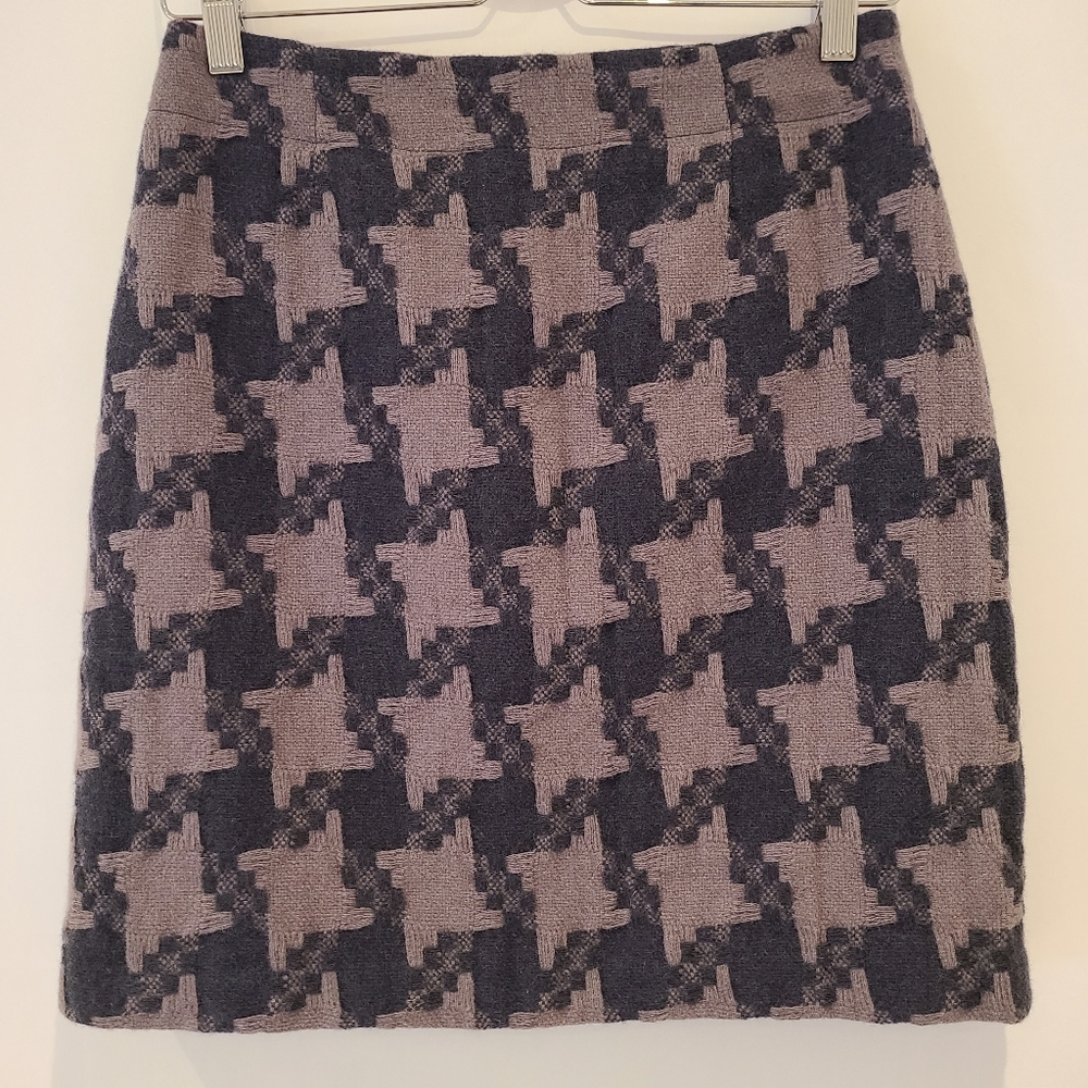 Boden Wool Mini Pencil Skirt